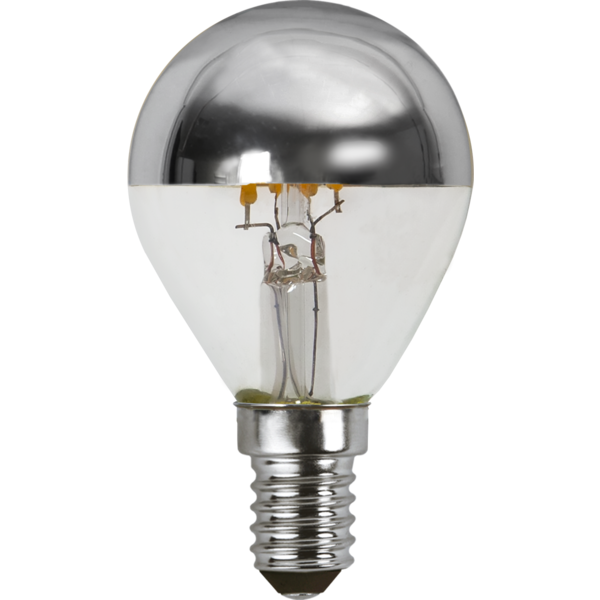 LED lampa E14 | P45 | top coated silver | 2700K | 3.5W | dimbar 352-91-1 361771 - 2