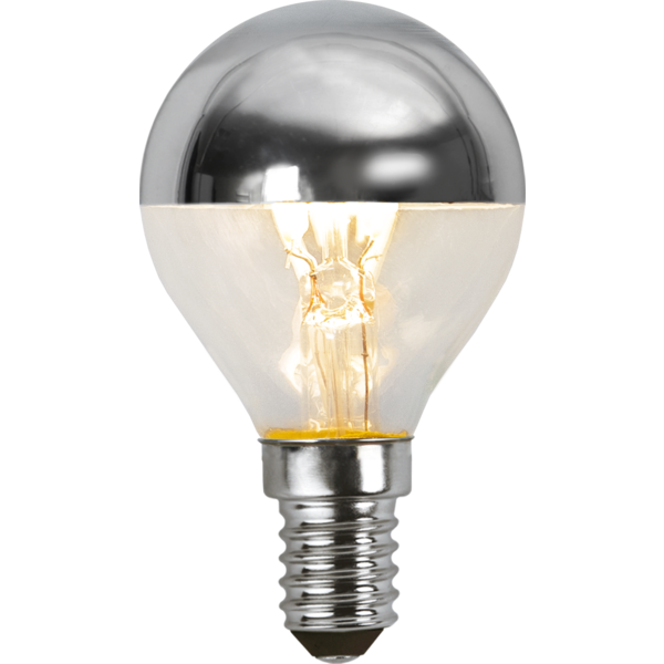 LED lampa E14 | P45 | top coated silver | 2700K | 3.5W | dimbar 352-91-1 361771 - 3