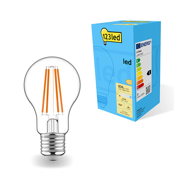 LED lampa E27 | A60 | 7W | dimbar [123ink]  LDR01802 - 1