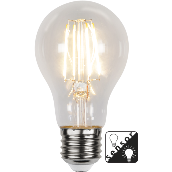 LED lampa E27 | A60 | Dag/natt-sensor | 2700K | 4.2W 352-23-6 362043 - 1