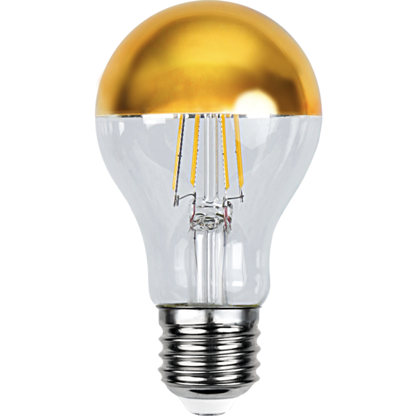 LED lampa E27 | A60 | top coated guld | 4W | dimbar 352-95-1 361831 - 2