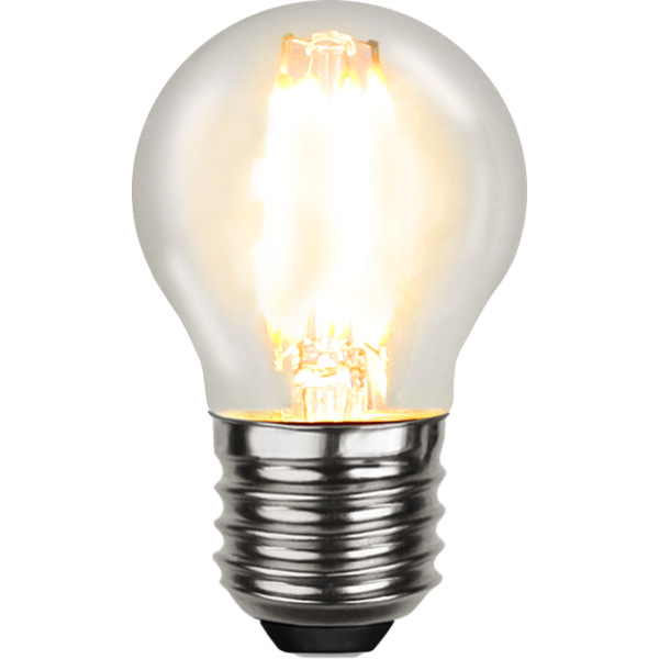 LED lampa E27 | G45 | klar | 4W 351-26 361845 - 1