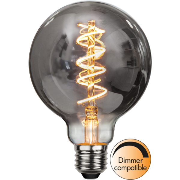 LED lampa E27 | G95 | decoled spiral smoke | 2W | dimbar 354-61-1 361252 - 1