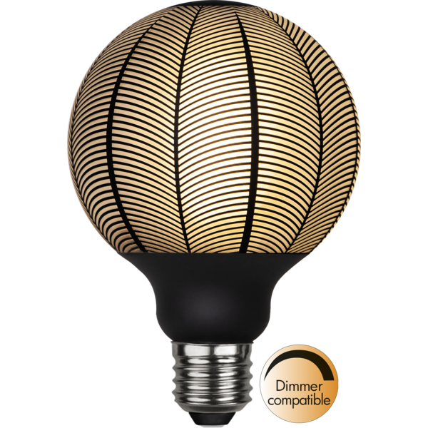 LED lampa E27 | G95 | graphic pine | 4W | dimbar 366-41 361861 - 1