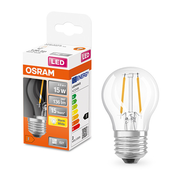 LED lampa E27 | P45 | 2700K | 1.5W [Osram]  LOS00178 - 1