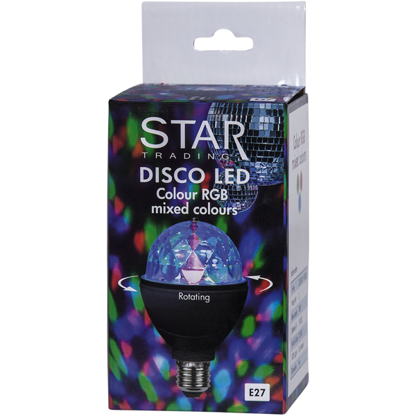 LED lampa E27 | disco | 3W [Star Trading] 361-42 361408 - 5