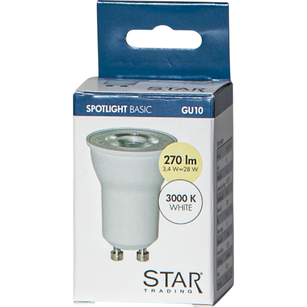 LED spotlight GU10 | MR11 | 3.4W [Star Trading] 347-19-1 361918 - 3