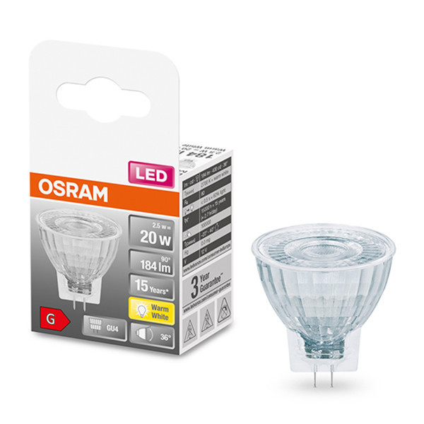 LED spotlight GU4 | MR11 | 2700K | 2.5W [Osram]  LOS00302 - 1