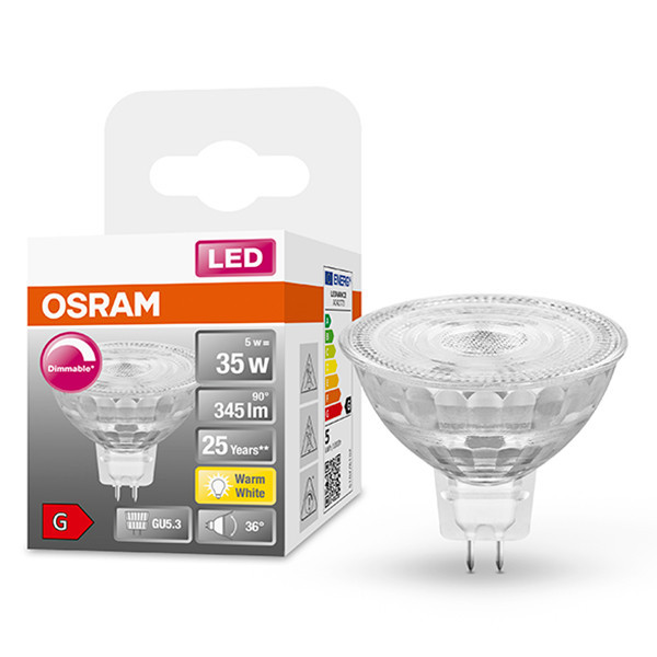 LED spotlight GU5.3 | 2700K | 5W | dimbar [Osram]  LOS00272 - 1