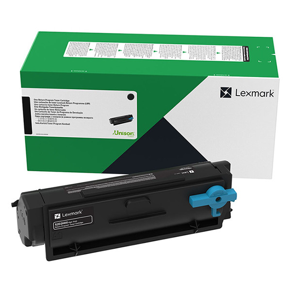 Lexmark 55B2H00 svart toner hög kapacitet (original) 55B2H00 038042 - 1