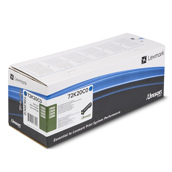 Lexmark 72K20C0 (72K20CE) cyan toner (original) 72K20C0 037632 - 1