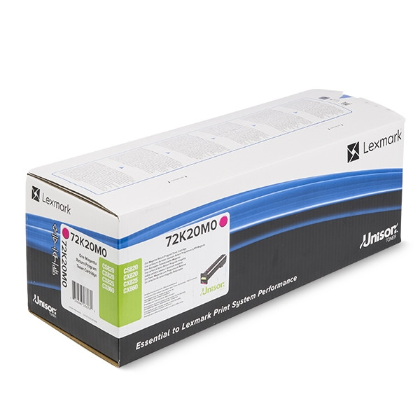 Lexmark 72K20M0 (72K20ME) magenta toner (original) 72K20M0 037634 - 1