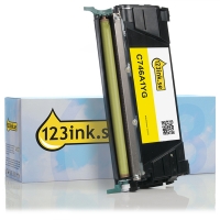 Lexmark C746A1YG gul toner (varumärket 123ink) C746A1YGC 037213