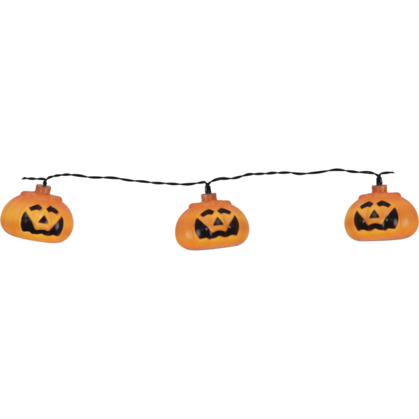 Ljusslinga Halloween | Pumpa | Orange [Star Trading] 728-80 501579 - 1