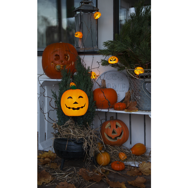 Ljusslinga Halloween | Pumpa | Orange [Star Trading] 728-80 501579 - 3