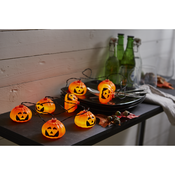 Ljusslinga Halloween | Pumpa | Orange 728-80 501579 - 2