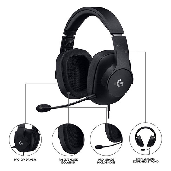 Logitech Gaminheadset | Logitech G Pro X 981-000818 828167 - 7