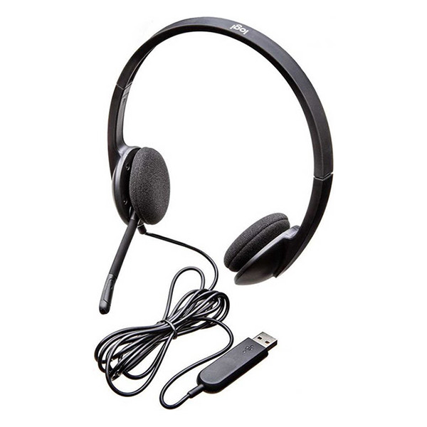 Logitech Headset | Logitech H340 USB-ansluten Stereo | svart 981-000475 828095 - 3