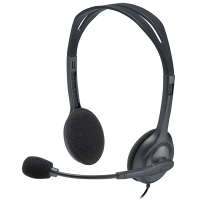 Logitech Headset Stereo | Logitech H111 | svart 981-000593 828126