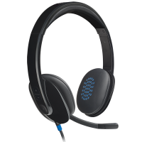 Logitech Headset Stereo | Logitech H540 USB-ansluten | svart 981-000480 828131