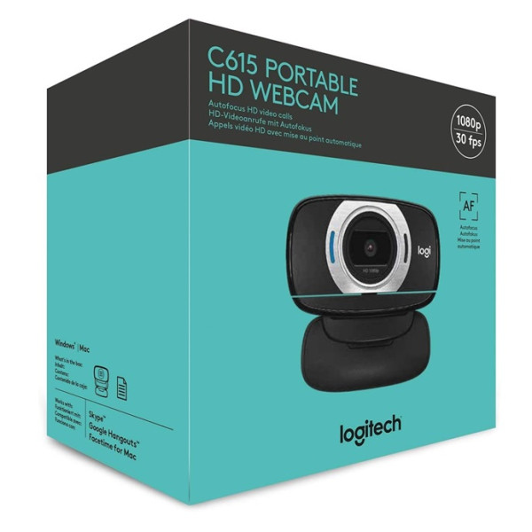 Logitech Webbkamera | svart | Logitech C615 HD 960-001056 828122 - 7