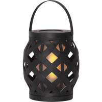 Lykta Flame Lantern 16cm | svart [Star Trading] 062-17 501735