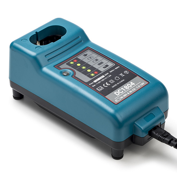 Makita laddare 7,2V - 18V | Ni-Mh Ni-Cd (varumärket 123ink) DC07SA DC1209 DC1290 DC1410 DC1411 AMA00516 - 1