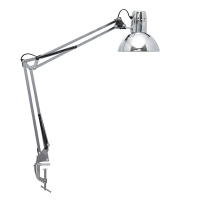 Maul LED skrivbordslampa med klämljus | MAULstudy | silver 8230796 402365