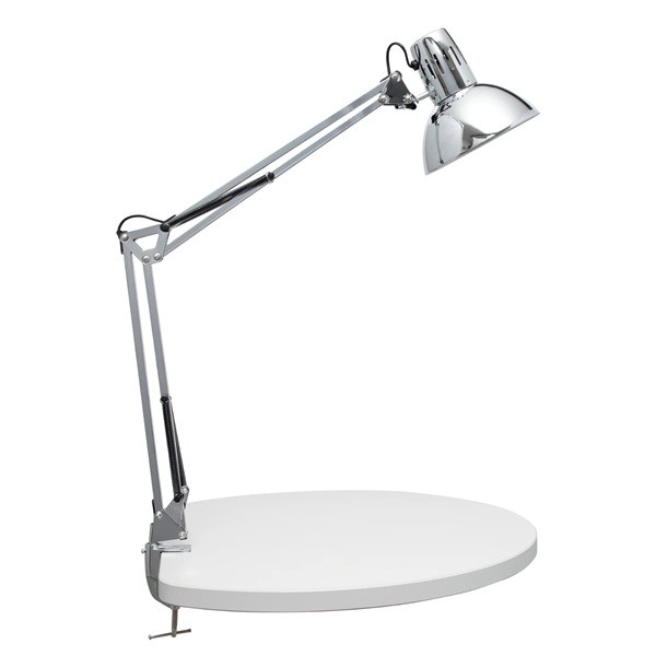 Maul LED skrivbordslampa med klämljus | MAULstudy | silver 8230796 402365 - 2