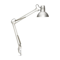 Maul LED skrivbordslampa med klämma | MAULstudy | silver 8230595 402293