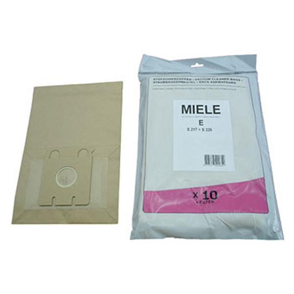 Miele E | dammsugarpåsar | 10 påsar (varumärket 123ink)  SMI01019 - 1