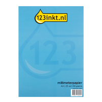Millimeterblock A4 | 80g | 123ink | 25 ark