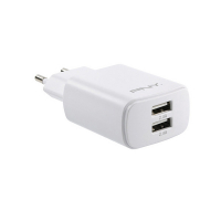 Mobilladdare USB-A | 2-port | 24W | PNY P-AC-2UF-SEU01-RB 238882