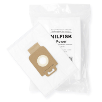 Nilfisk Power Series 3D | mikrofiberdammsugarpåsar | 10 påsar (varumärket 123ink)  SNI01043