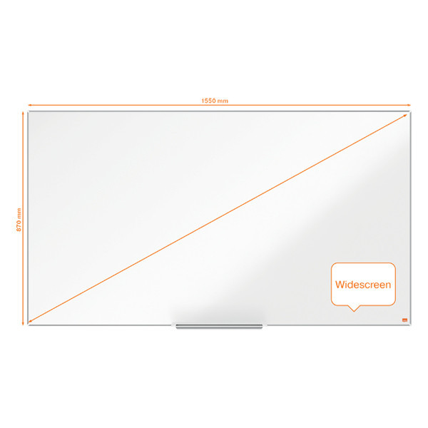 Nobo Whiteboard 155 x 87cm magnetlackerat stål | Nobo Impression Pro 1915256 247399 - 3