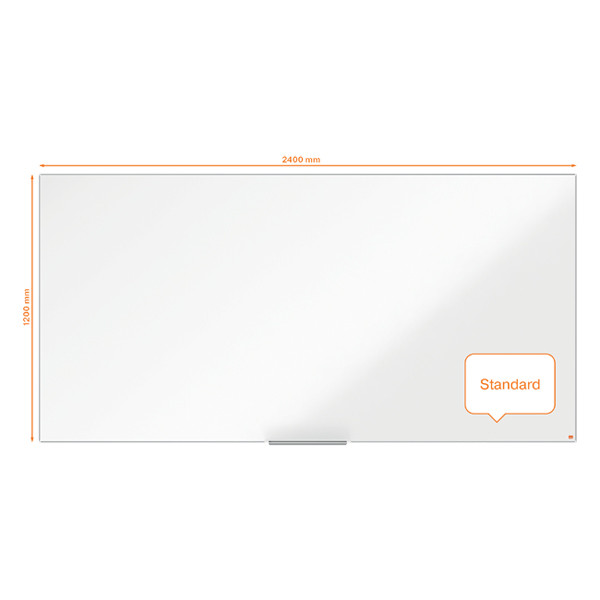 Nobo Whiteboard 240 x 120cm magnetisk emalj | Nobo Impression Pro 1915400 247412 - 1