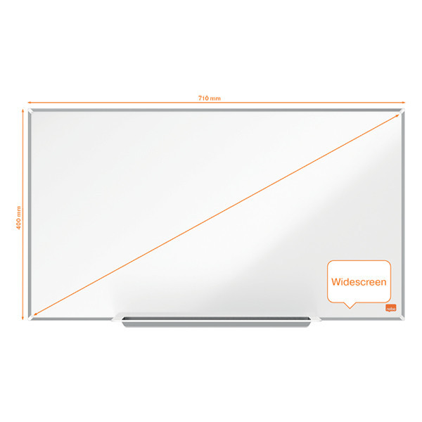 Nobo Whiteboard 71 x 40cm magnetlackerat emalj | Nobo Impression Pro 1915248 247401 - 3