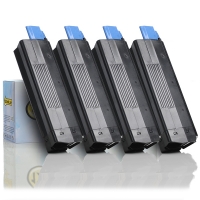 OKI 42127457/56/55/54 toner 4-pack (varumärket 123ink)  130058