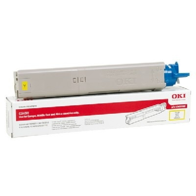 OKI 43459329 gul toner kapacitet (original) 43459329 035946 - 1