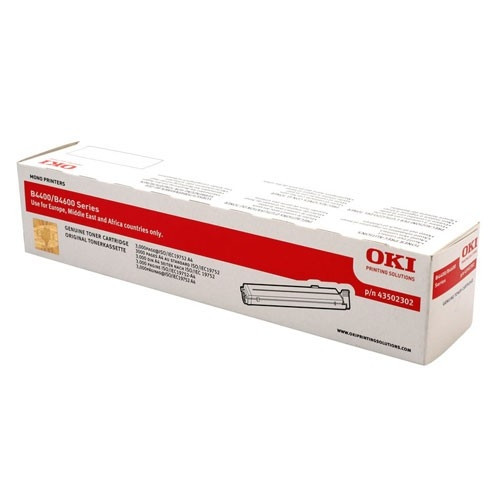 OKI 43502302 svart toner (original) 43502302 035924 - 1