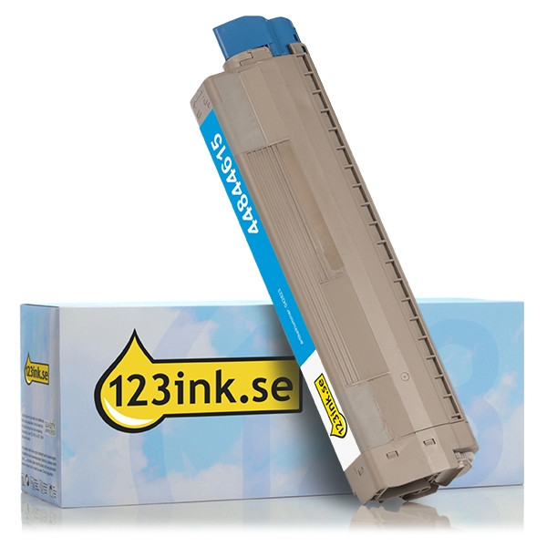 OKI 44844615 cyan toner (varumärket 123ink) 44844615C 042623 - 1