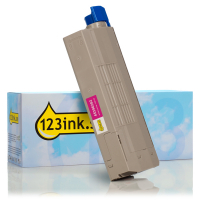 OKI 45396202 magenta toner hög kapacitet (varumärket 123ink) 45396202C 036139