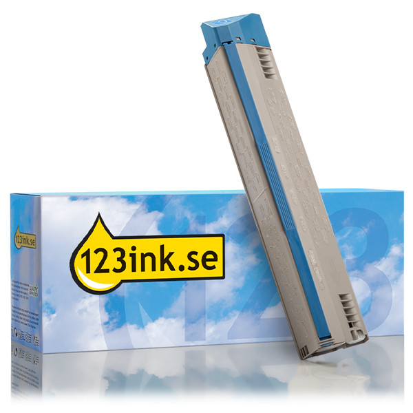 OKI 45536415 cyan toner (varumärket 123ink) 45536415C 042669 - 1