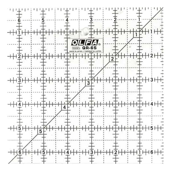 Olfa Quiltlinjal | 16.5 x 16.5cm | Olfa QR-6S 219724 - 1