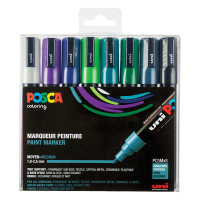 POSCA PC-5M Märkpenna 1,8-2,5mm sorterade färger kalla rund | 8st PC5M/8AASS14 424169