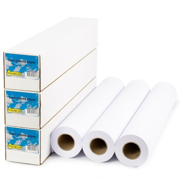Pappersrulle 610mm x 30m | 120g | 123ink | Matte Coated | 3 rullar  302095 - 1
