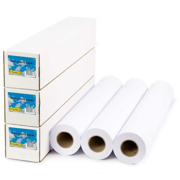Pappersrulle 610mm x 30m | 180g | 123ink | Matte Coated | 3 rullar  302091 - 1
