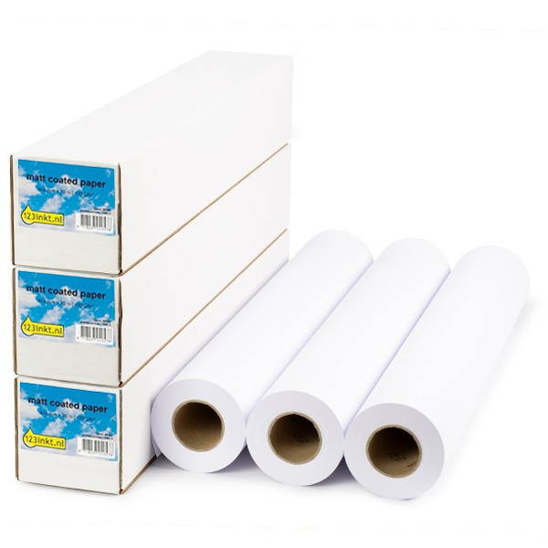 Pappersrulle 914mm x 30m | 120g | 123ink | Matte Coated | 3 rullar  302094 - 1