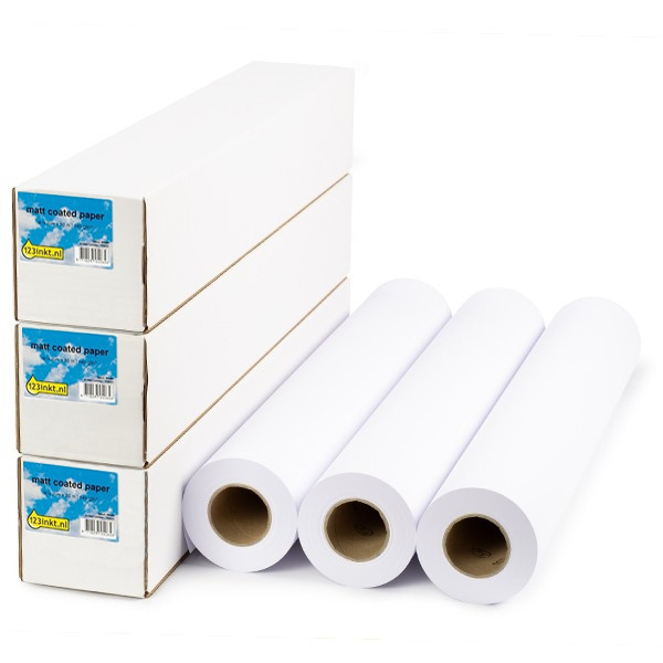 Pappersrulle 914mm x 30m | 140g | 123ink | Matte Coated | 3 rullar  302101 - 1