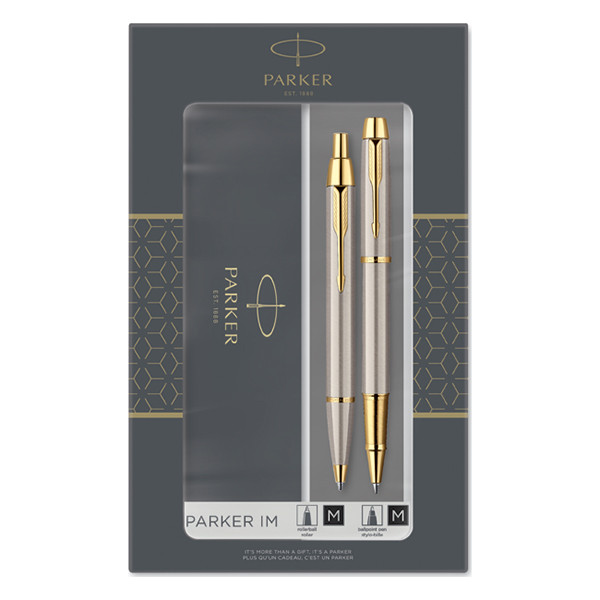 Parker Kulspetspenna + Rollerballpenna | Parker IM | guld/krom 2093217 214051 - 1